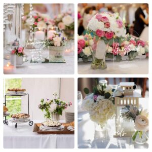 Arched Top Clear Acrylic Wedding Sign Set, Custom Printed Table Reception Guest Book Favors Gifts Memorial Signs, Freestanding Lucite Event Tabletop Plaque Factory Wholesale